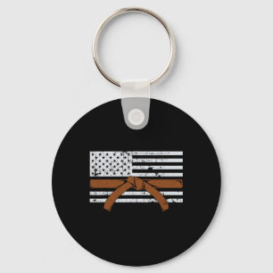 Llavero Regalo de karate de la bandera americana Tae Kwon