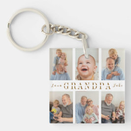 Llavero Regalo de Keychain del Abuelo Personalizado