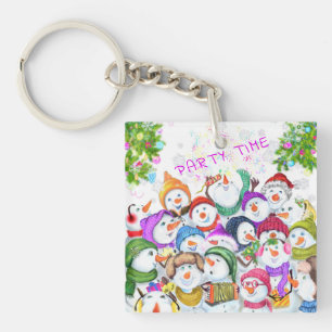 Llavero Regalo de Keychain para Navidades de Snowmans