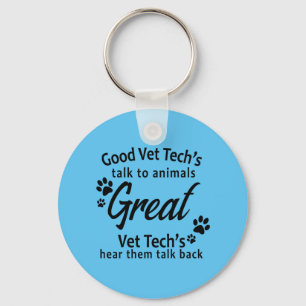 Llavero Regalo de la cadena de claves Vet Tech
