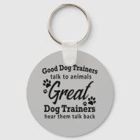 Regalo de la cadena del entrenador del perro grand