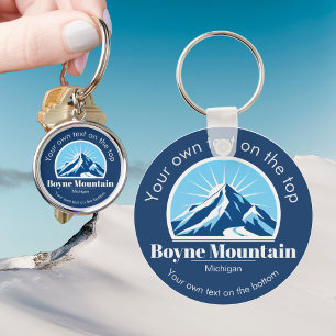 Llavero Regalo de la estación de esquí Boyne Mountain Mich