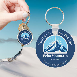 Llavero Regalo de la estación de esquí de Echo Mountain Co