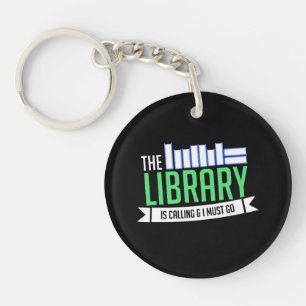 Llavero Regalo de libros de bibliotecas bibliotecarias
