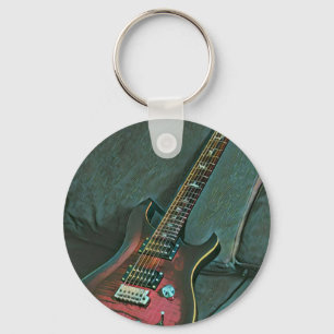 Llavero regalo de los amantes de la guitarra