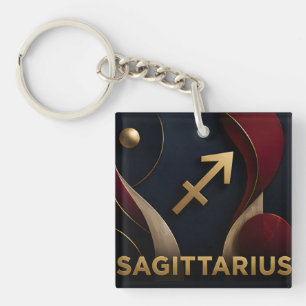 Llavero Regalo de lujo zodiacal Sagitario Astrología Celes