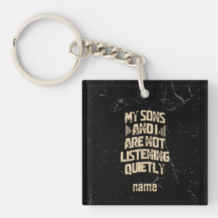 Llavero Regalo de Mamá Genial para Mamá de Rock de Hijo