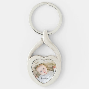 Llavero regalo de mamá personalizado, foto de familia Pers