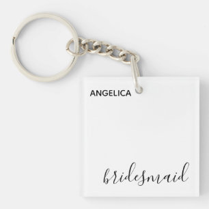 Llavero Regalo de maquina minimalista moderna Boda de tipo