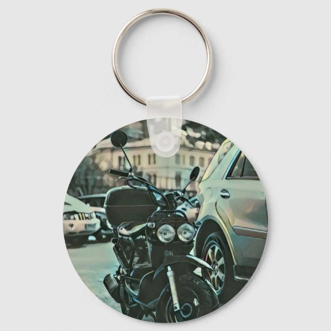 Llavero Regalo de motocicleta de época (Anverso)