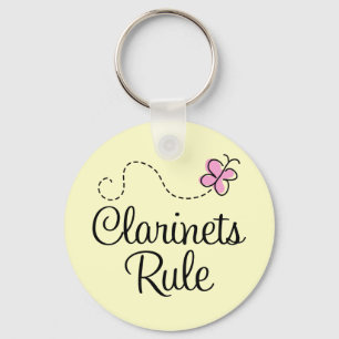 Llavero Regalo de música de reglas de bonito Clarinets