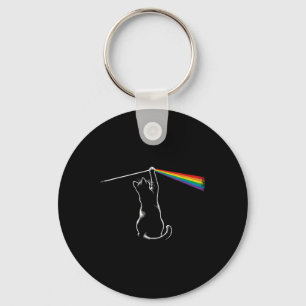 Llavero Regalo de música rock de gato divertido para mujer