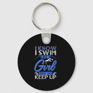 Llavero Regalo de natación para nadadores