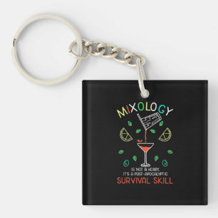 Llavero Regalo de Navidad Bartender Mixólogo