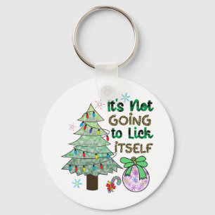 Llavero Regalo De Navidad No Se Va A Lastimar A Sí Mismo