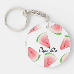 Llavero Regalo de nombre personalizado de sandía acuática
