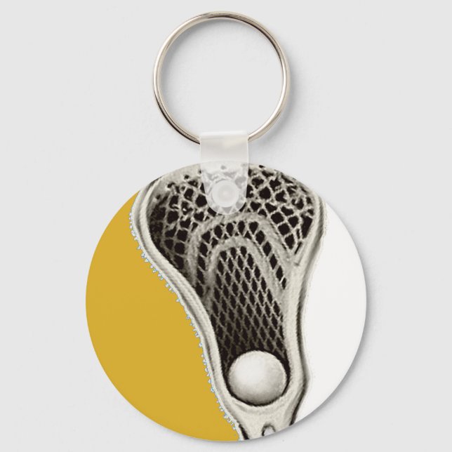 Llavero Regalo de novedad de lacrosse (Anverso)