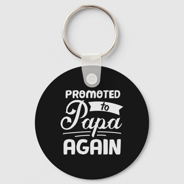 Llavero Regalo De Papi Promocionado A Papá De Nuevo (Anverso)