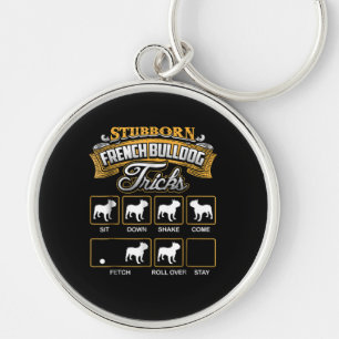 Llavero Regalo de perro Trucos de Bulldog fraternales