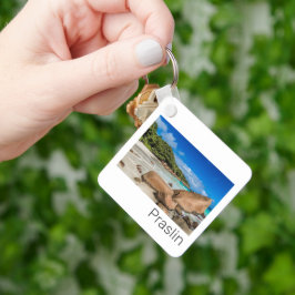 Llavero Regalo de playa de Praslin Seychelles Island Anse 