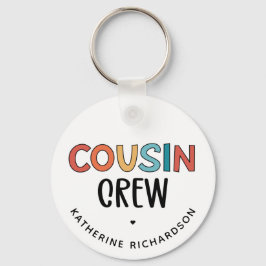 Llavero Regalo de Primos de Primos de la Tripulación Perso