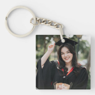 Llavero Regalo de recuerdo de foto personalizada de gradua