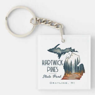 Llavero Regalo de recuerdo del parque estatal Hartwick Pin