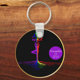 Llavero Regalo de Recuperación del Árbol de la Vida LGBTQ