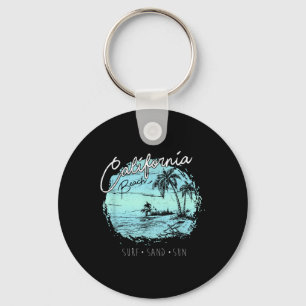 Llavero Regalo de surf de verano de California Beach Vinta