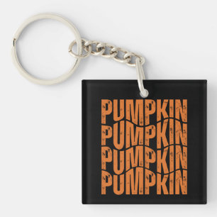 LLAVERO REGALO DE TIPOGRAFÍA DE CALABAZA