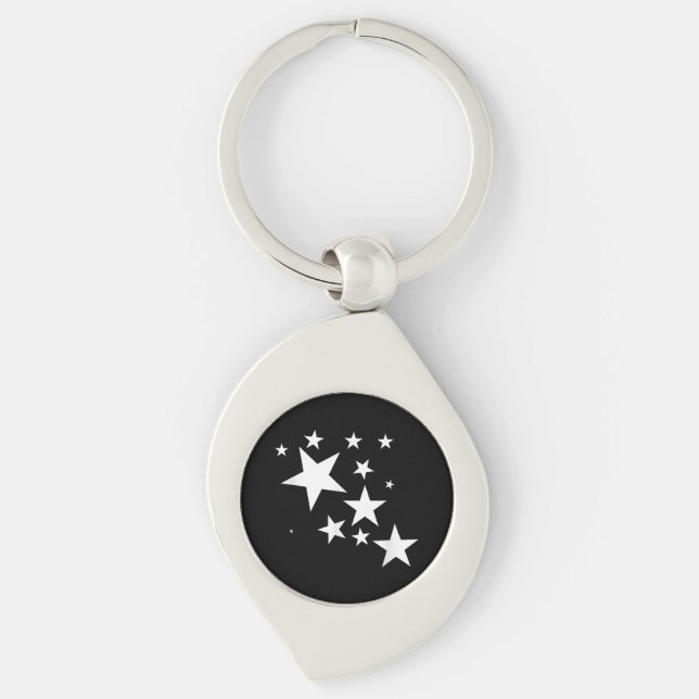 Llavero Regalo de vestuario de diseño de estrellas de estr (Anverso)