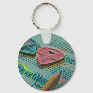 Llavero Regalo de vintage para un guitarrista