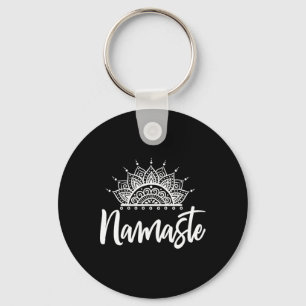 Llavero Regalo de Yoga Ejercicio de Meditación Namaste