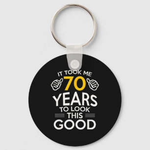 Llavero Regalo del 70 cumpleaños Me hizo sentir 70 años