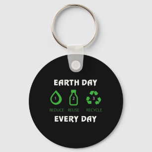 Llavero Regalo del Día de la Camisa del Medio Ambiente Día