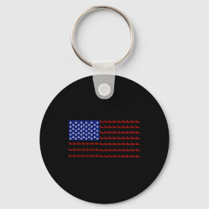 Llavero Regalo del Día de la Independencia de la Bandera d
