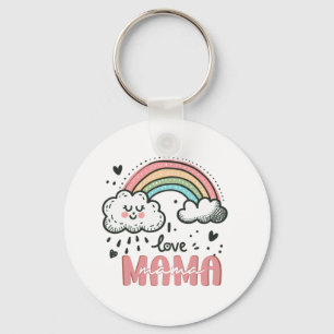Llavero Regalo del Día de la Madre Amo A Mamá