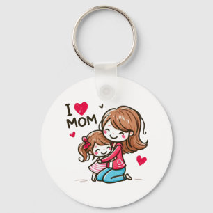 Llavero Regalo del Día de la Madre Amo A Mamá