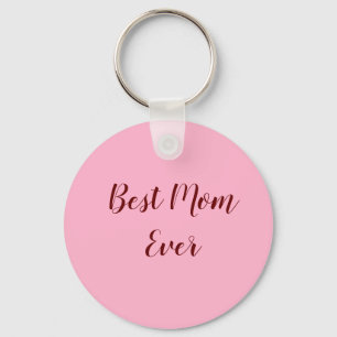 Llavero regalo del día de la madre rosa rojo mejor mamá de