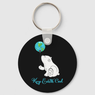 Llavero Regalo del Día de la Tierra de las Camisas de Oso