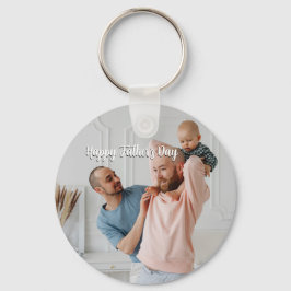 Llavero Regalo del Día del Padre para Papá | Foto y nombre