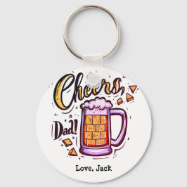 Llavero Regalo del Día del Padre Personalizado de los Niño