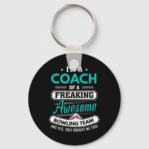 Llavero Regalo del entrenador de bolos