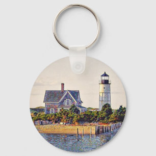 Llavero Regalo del faro de Cape Cod