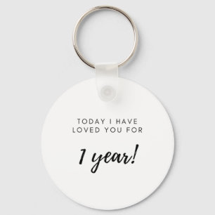 Llavero Regalo del primer aniversario para Novia Novia Nov