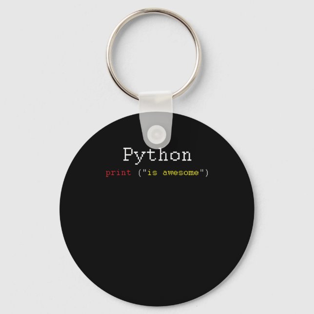 Llavero Regalo del programador de codificación de lenguaje (Anverso)