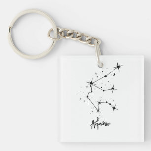 Llavero Regalo del signo zodiacal Acuario Astrología de Ac