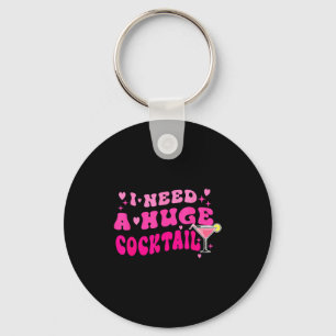 Llavero Regalo Divertido de Bebida para Fiesta Retro Neces