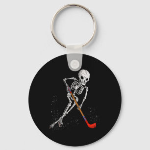 Llavero Regalo divertido de hockey sobre hielo esqueleto p