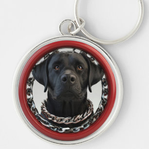 Llavero Regalo divertido de Labrador negro para dueños ama